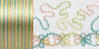 [71204101]  COTTON PETITES 12, MULTICOLOUR 4101 EASTER EGGS  