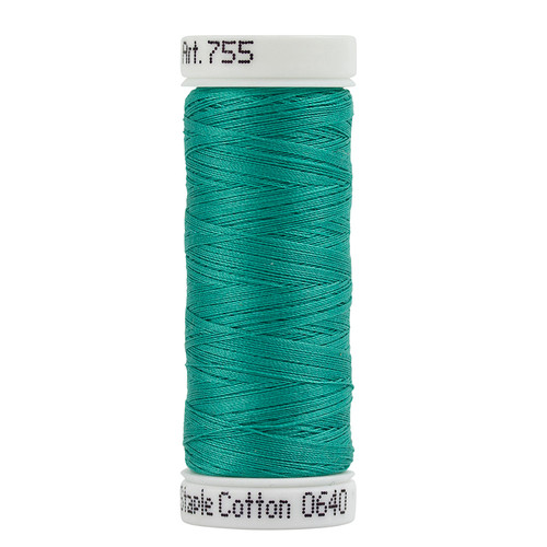 [75500640] COTTON 50, KLEUR 0640 MED. AQUA