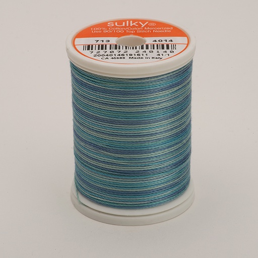 [73304014] COTTON 30, KLEUR 4014 OCEAN BLUE  MULTIKLEUR