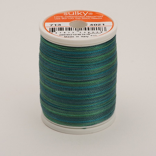 [73304021] COTTON 30, KLEUR 4021 TRULY TEAL  MULTIKLEUR