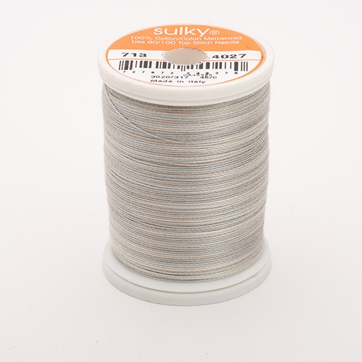 [73304027] COTTON 30, KLEUR 4027 SILVER SLATE  MULTIKLEUR