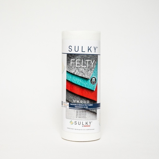 [3000201] FELTY, WASHABLE, 25CM X 3M - COLOUR 401 BRIGHT WHITE