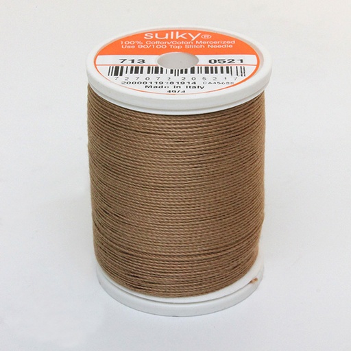 [71300521] COTTON 12, KLEUR 0521 NUTMEG