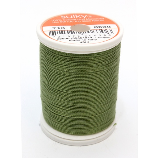 [71300630] COTTON 12, KLEUR 0630 MOSS GREEN