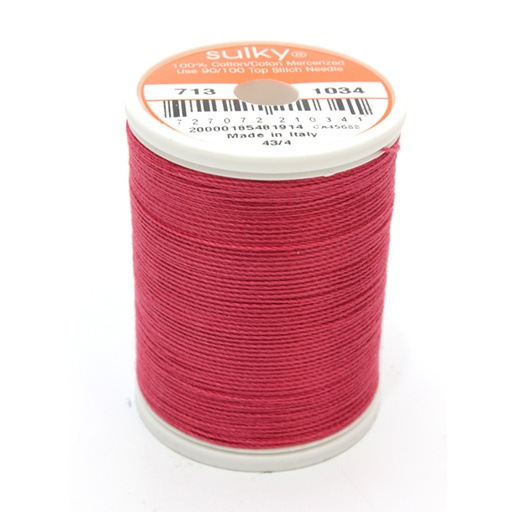 [71301034] COTTON 12, KLEUR 1034 BURGUNDY