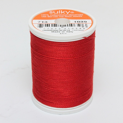 [71301039] COTTON 12, KLEUR 1039 TRUE RED