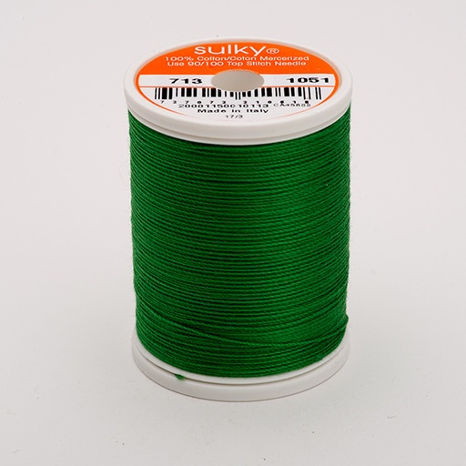 [71301051] COTTON 12, KLEUR 1051 CHRISTMAS GREEN