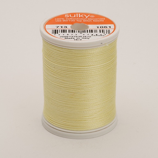 [71301061] COTTON 12, KLEUR 1061 PALE YELLOW