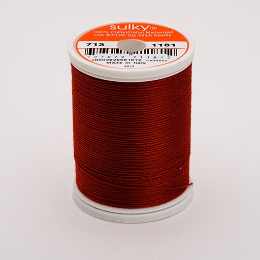 [71301181] COTTON 12, KLEUR 1181 RUST