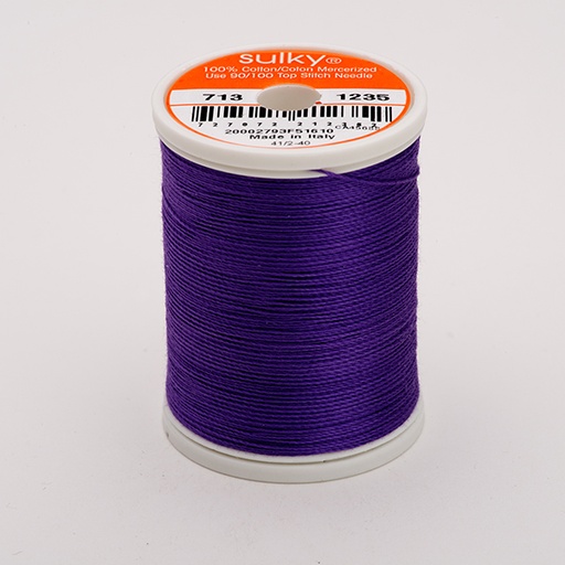 [71301235] COTTON 12, KLEUR 1235 DEEP PURPLE