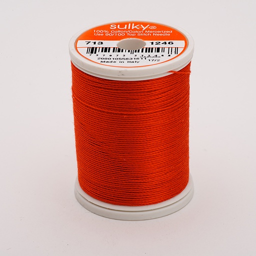 [71301246]  COTTON 12, COLOUR 1246 ORANGE FLAME