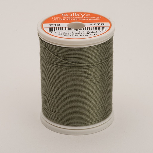 [71301270] COTTON 12, KLEUR 1270 DK. GRAY KHAKI