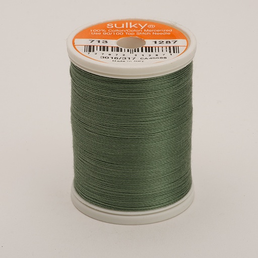 [71301287] COTTON 12, KLEUR 1287 FRENCH GREEN