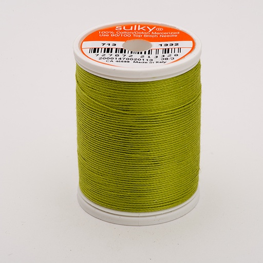 [71301332] COTTON 12, KLEUR 1332 DEEP CHARTREUSE