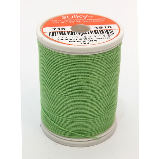 [71301510] COTTON 12, KLEUR 1510 LIME GREEN