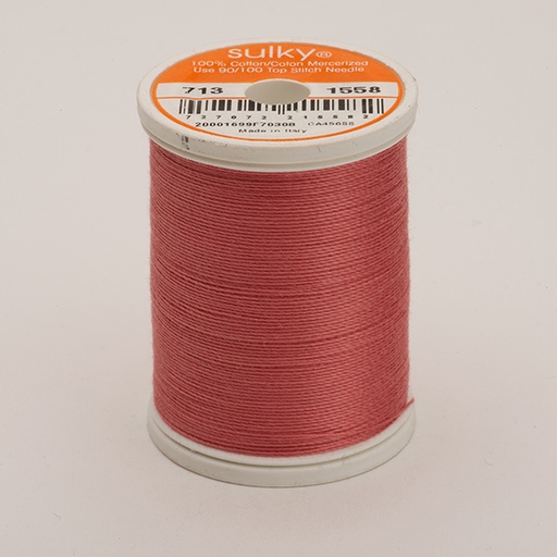 [71301558] COTTON 12, KLEUR 1558 TEA ROSE