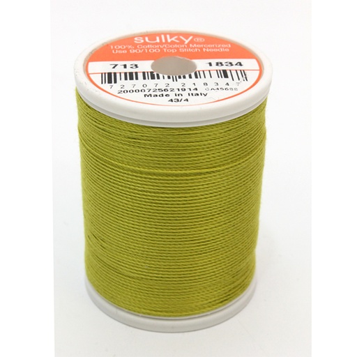 [71301834] COTTON 12, KLEUR 1834 PEA SOUP