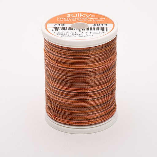 [71304011] COTTON 12, KLEUR 4011 MILK CHOCOLATE MULTICOLOUR