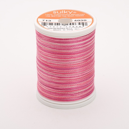 [71304030] COTTON 12, KLEUR 4030 VINTAGE ROSE  MULTICOLOUR