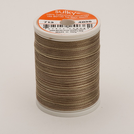[71304036] COTTON 12, KLEUR 4036 EARTH TAUPES  MULTICOLOUR