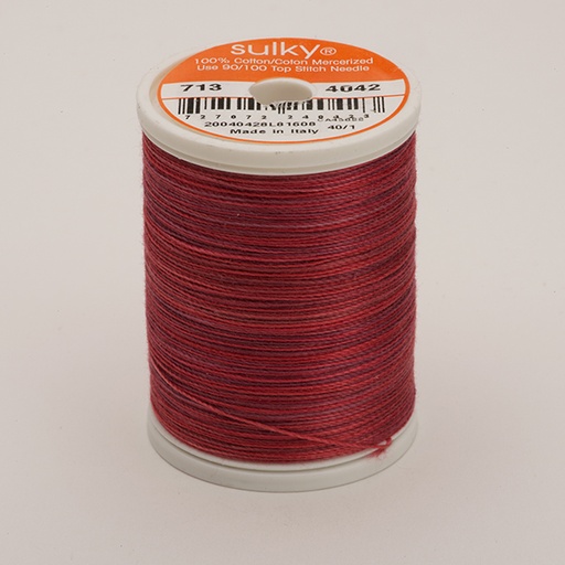 [71304042] COTTON 12, KLEUR 4042 REDWORK  MULTICOLOUR