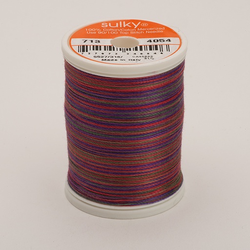 [71304054] COTTON 12, KLEUR 4054 ROYAL SAMPLER  MULTICOLOUR