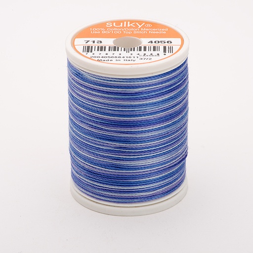 [71304056] COTTON 12, KLEUR 4056 PERIWINKLES  MULTICOLOUR