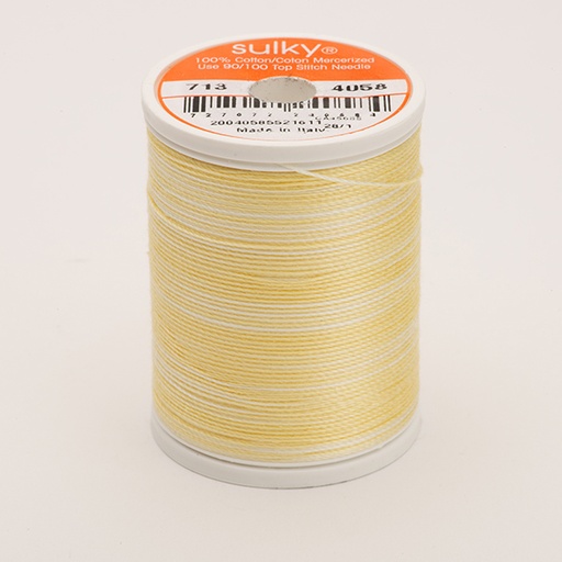 [71304058] COTTON 12, KLEUR 4058 PRIMROSE  MULTICOLOUR