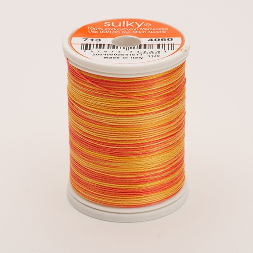 [71304060] COTTON 12, KLEUR 4060 TANGERINE MORNING MULTICOLOUR
