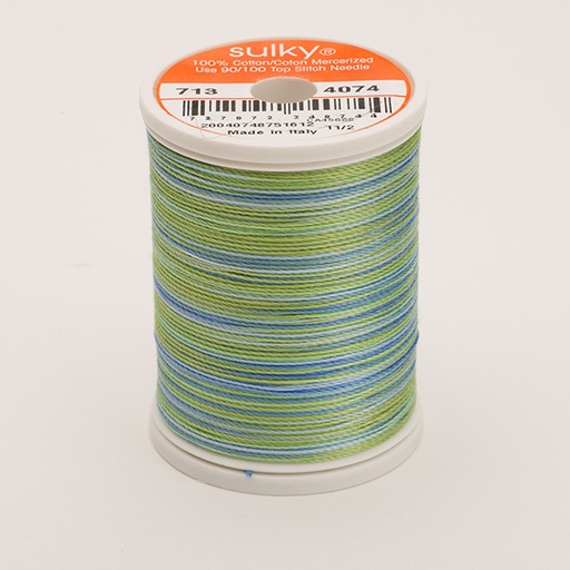 [71304074] COTTON 12, KLEUR 4074 BLUEGRASS MULTICOLOUR