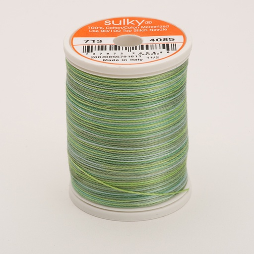 [71304085] COTTON 12, KLEUR 4085 GREEN TEA  MULTICOLOUR