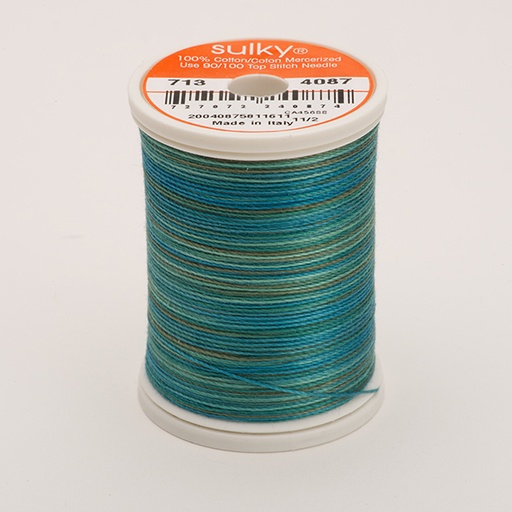 [71304087] COTTON 12, KLEUR 4087 BLUE HEAVEN  MULTICOLOUR