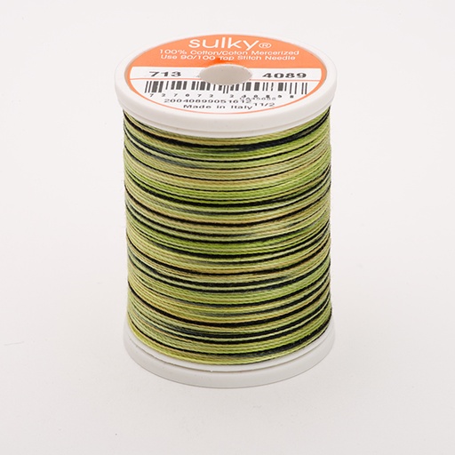 [71304089] COTTON 12, KLEUR 4089 OLIVE TREE  MULTICOLOUR