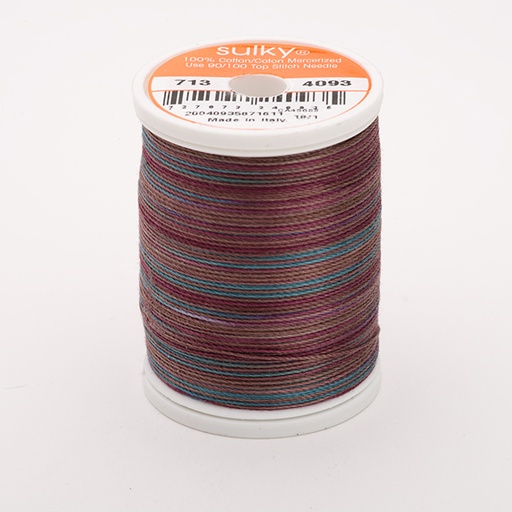 [71304093] COTTON 12, KLEUR 4093 BLACKBERRY  MULTICOLOUR