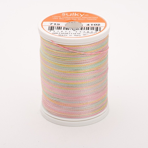 [71304102] COTTON 12, KLEUR 4102 SPRING GARDEN  MULTICOLOUR