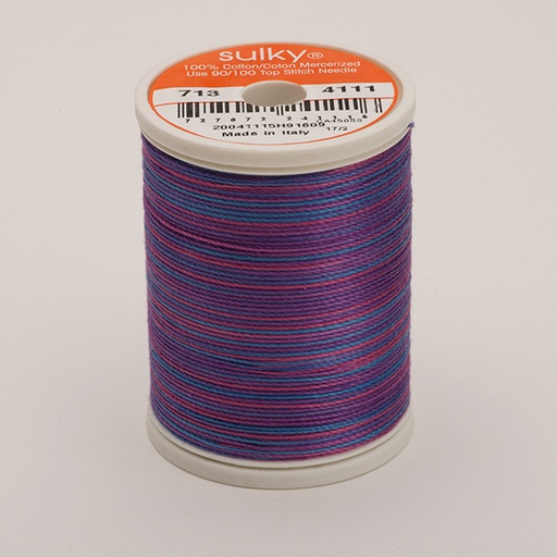 [71304111] COTTON 12, KLEUR 4111 DEEP JEWELS MULTICOLOUR
