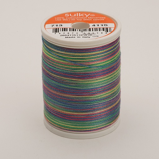[71304115] COTTON 12, KLEUR 4115 WILDFLOWERS  MULTICOLOUR