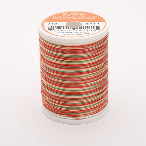 [71304121] COTTON 12, KLEUR 4121 RHUBARB  MULTICOLOUR
