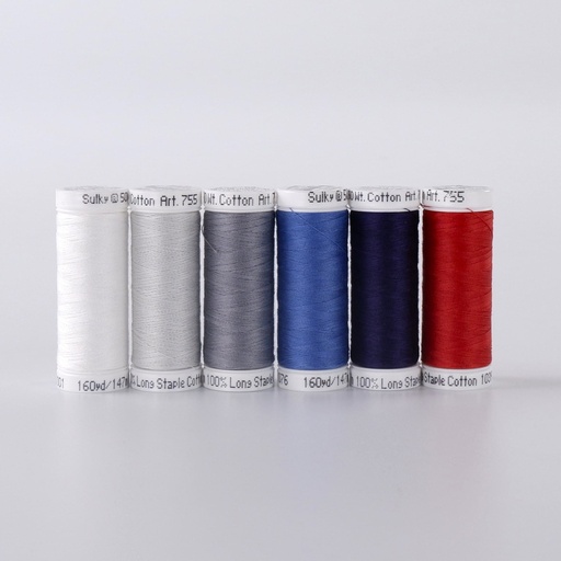 [3001046] COTTON 50 - INDEPENDENCE DAY (6X 147M SNAP SPOOLS)