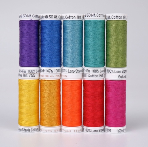 [3001038] COTTON 50 - KLEUR WHEEL (10X 147M SNAP SPOOLS)