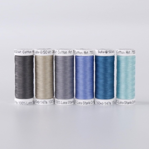 [3001044] COTTON 50 - SEA (6X 147M SNAP SPOOLS)