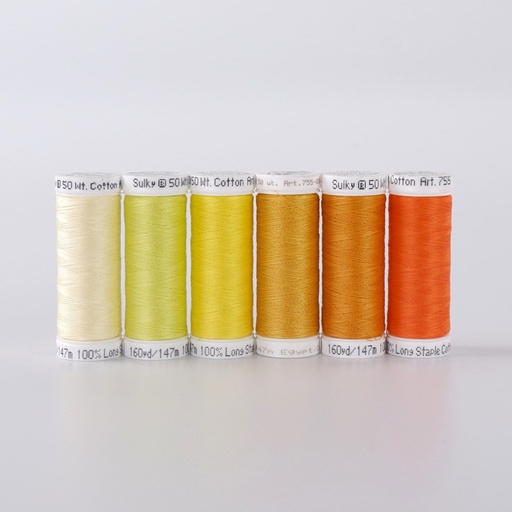 [3001041] COTTON 50 - SUNSHINE (6X 147M SNAP SPOOLS)