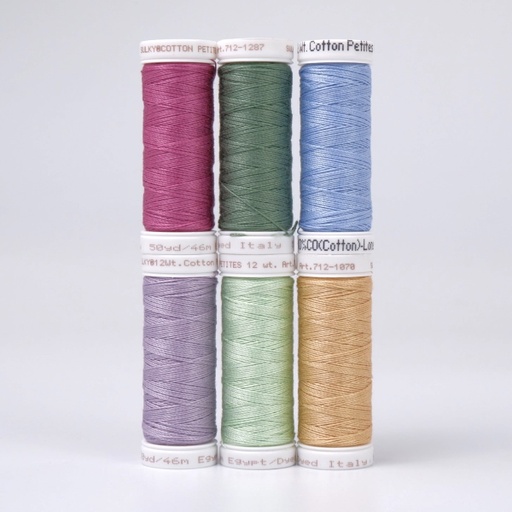 [3001057] COTTON PETITES 12 - ROSEWOOD (6X 46M SNAP SPOOLS)