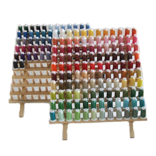 [9461SORT3] RAYON 40 - MINIKING OF 1000 M, ASSORTMENT OF 55 OMBRE+MULTICOLOR SHADES