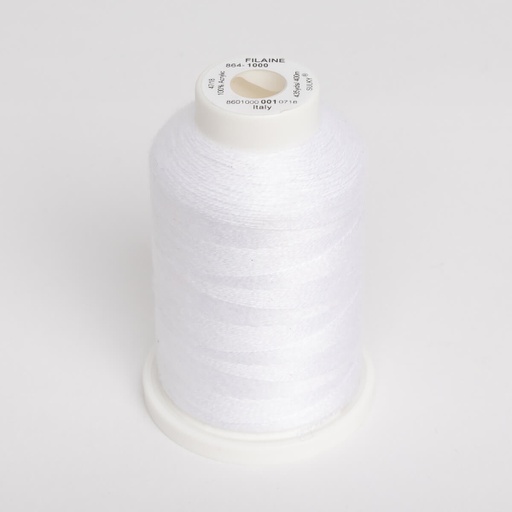 [86401000] FILAINE 12, 400M MAXI SPOEL - KLEUR 1000 PURE WHITE