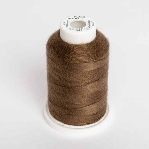 [86403421] FILAINE 12, 400M MAXI SPOOLS - COLOUR 3421 DK. DRAB GREEN
